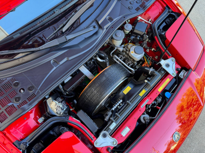 1991 Acura NSX in Formula Red over Black