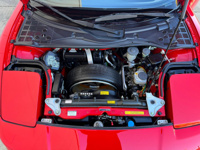 1991 Acura NSX in Formula Red over Black