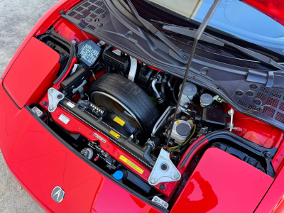 1991 Acura NSX in Formula Red over Black