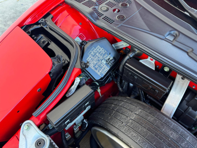 1991 Acura NSX in Formula Red over Black