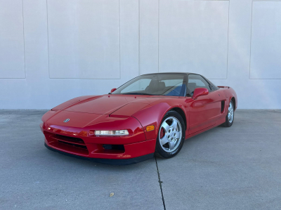 1991 Acura NSX in Formula Red over Black
