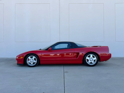 1991 Acura NSX in Formula Red over Black