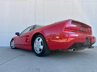 1991 Acura NSX in Formula Red over Black