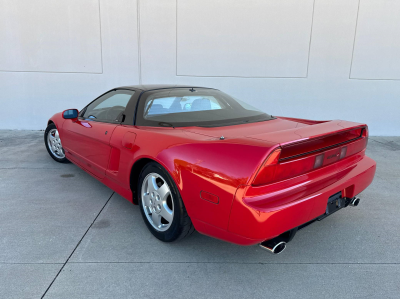 1991 Acura NSX in Formula Red over Black