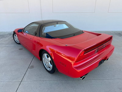 1991 Acura NSX in Formula Red over Black