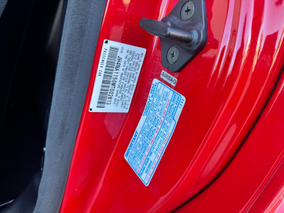 1991 Acura NSX in Formula Red over Black
