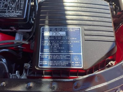 1991 Acura NSX in Formula Red over Black