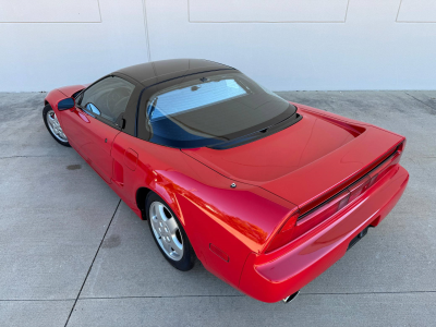 1991 Acura NSX in Formula Red over Black
