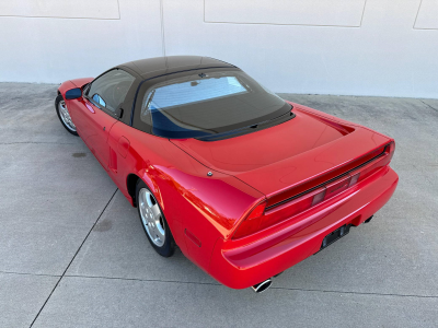 1991 Acura NSX in Formula Red over Black