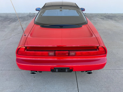 1991 Acura NSX in Formula Red over Black