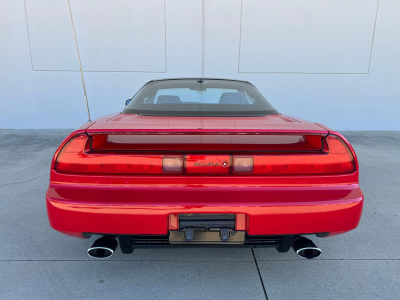 1991 Acura NSX in Formula Red over Black