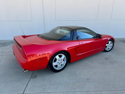1991 Acura NSX in Formula Red over Black