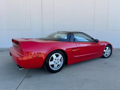 1991 Acura NSX in Formula Red over Black