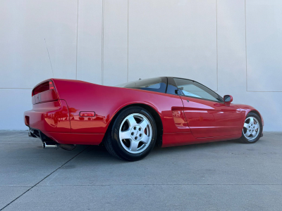 1991 Acura NSX in Formula Red over Black