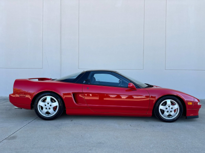 1991 Acura NSX in Formula Red over Black