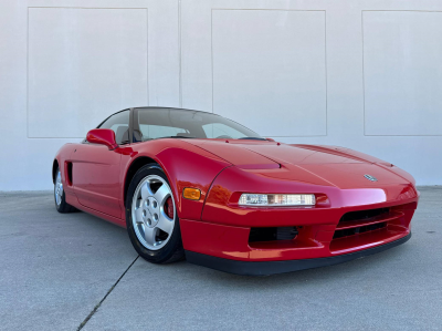 1991 Acura NSX in Formula Red over Black