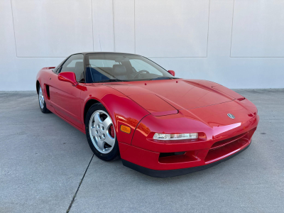 1991 Acura NSX in Formula Red over Black