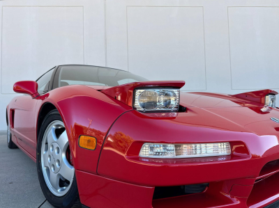 1991 Acura NSX in Formula Red over Black