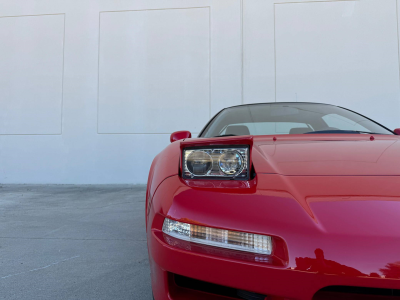 1991 Acura NSX in Formula Red over Black