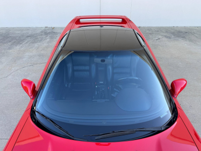 1991 Acura NSX in Formula Red over Black