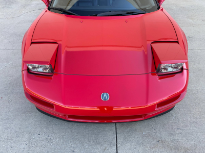 1991 Acura NSX in Formula Red over Black