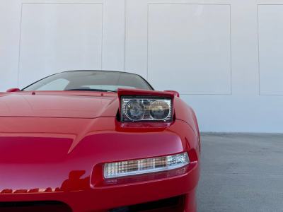 1991 Acura NSX in Formula Red over Black