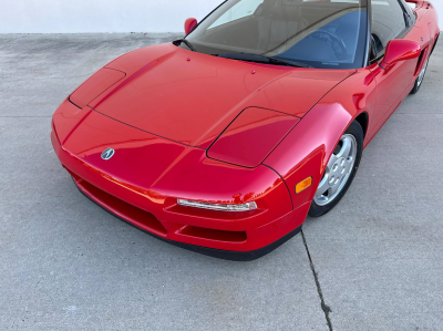 1991 Acura NSX in Formula Red over Black