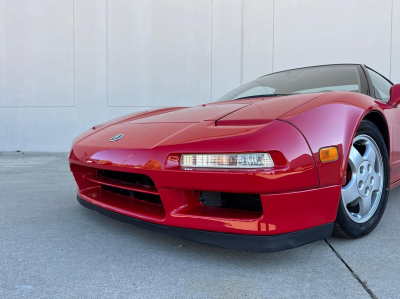 1991 Acura NSX in Formula Red over Black