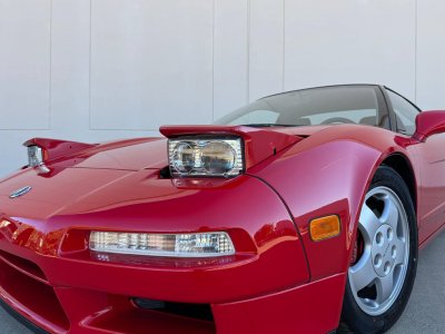 1991 Acura NSX in Formula Red over Black