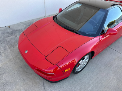 1991 Acura NSX in Formula Red over Black
