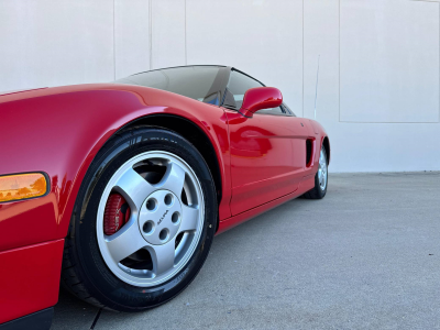 1991 Acura NSX in Formula Red over Black