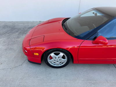 1991 Acura NSX in Formula Red over Black