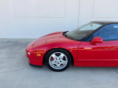 1991 Acura NSX in Formula Red over Black