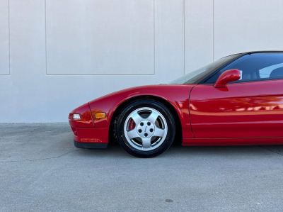 1991 Acura NSX in Formula Red over Black