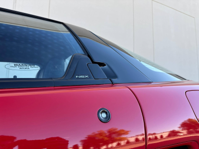 1991 Acura NSX in Formula Red over Black