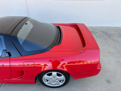 1991 Acura NSX in Formula Red over Black