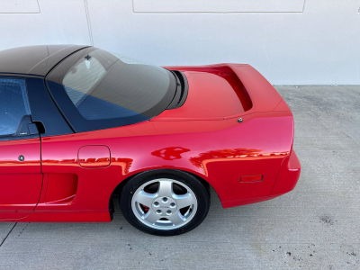 1991 Acura NSX in Formula Red over Black