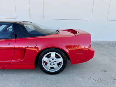 1991 Acura NSX in Formula Red over Black