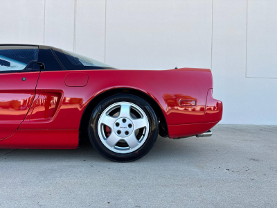 1991 Acura NSX in Formula Red over Black