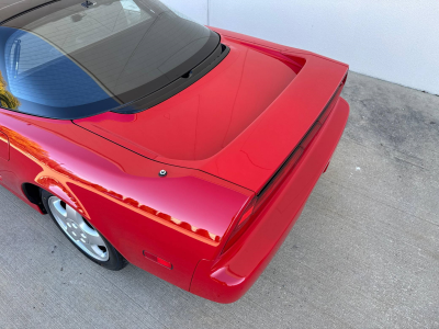 1991 Acura NSX in Formula Red over Black