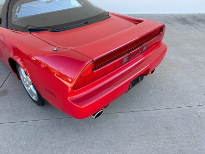 1991 Acura NSX in Formula Red over Black
