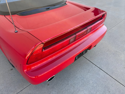 1991 Acura NSX in Formula Red over Black