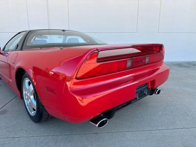 1991 Acura NSX in Formula Red over Black