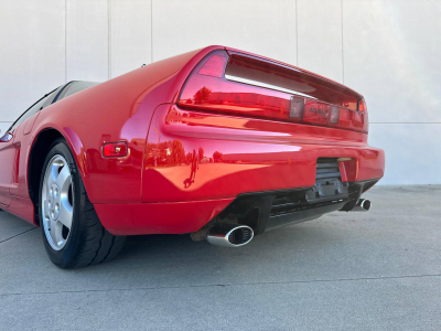 1991 Acura NSX in Formula Red over Black