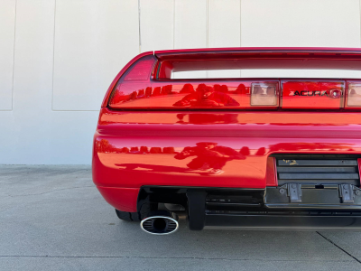 1991 Acura NSX in Formula Red over Black