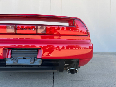 1991 Acura NSX in Formula Red over Black