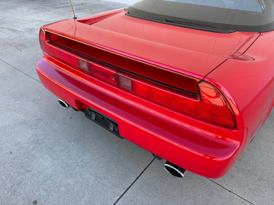 1991 Acura NSX in Formula Red over Black