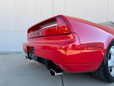 1991 Acura NSX in Formula Red over Black