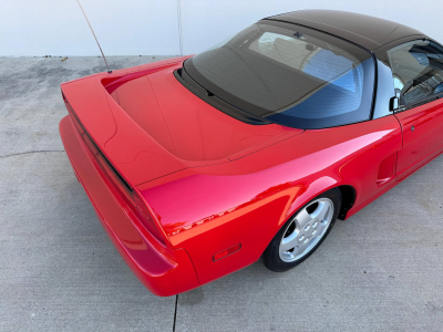 1991 Acura NSX in Formula Red over Black