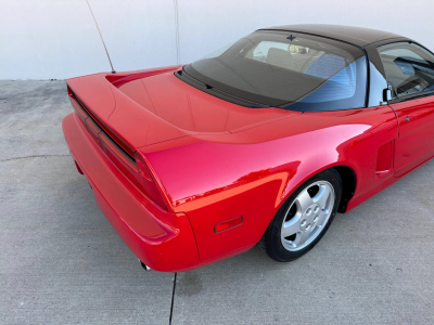 1991 Acura NSX in Formula Red over Black